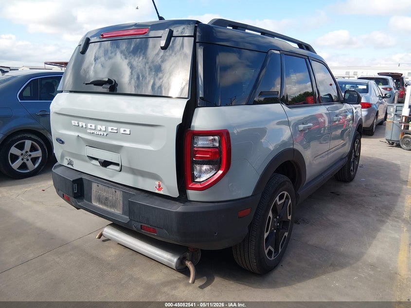 2024 Ford Bronco sport VIN 3FMCR9C69RRF27048 IAAI salvage auction — LEFT SIDE, Original (Texas), sold $7,800 on 2026-07-28 (photo 4)