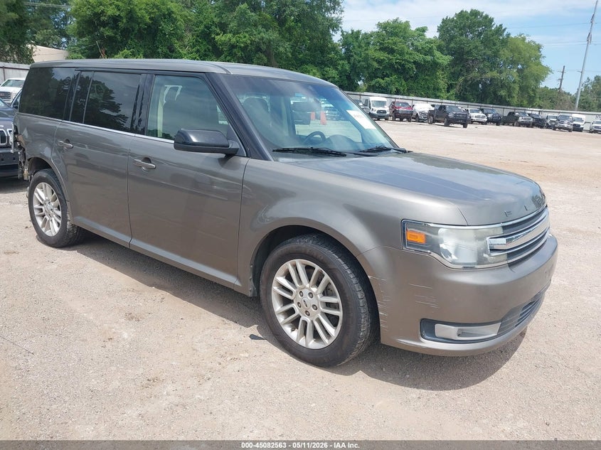2014 Ford Flex VIN 2FMGK5C89EBD08549 IAAI salvage auction — REAR END, Salvage (Texas), sold $1,600 on 2026-07-09 (photo 1)