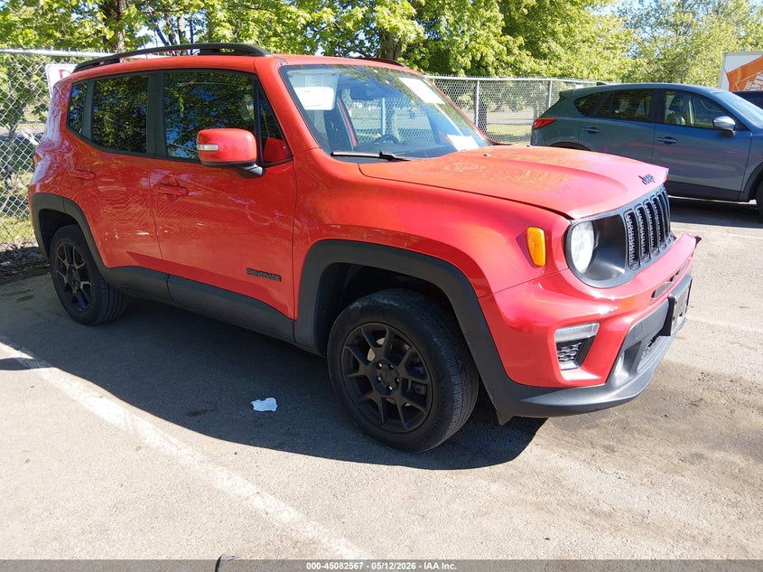 2020 Jeep Renegade VIN ZACNJBB13LPK95045 IAAI salvage auction — FRONT END, Salvage (New Jersey), sold $3,575 on 2026-08-08 (photo 1)
