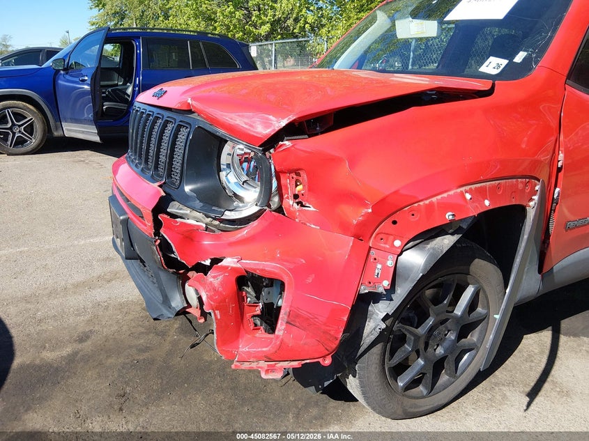 2020 Jeep Renegade VIN ZACNJBB13LPK95045 IAAI salvage auction — FRONT END, Salvage (New Jersey), sold $3,575 on 2026-08-08 (photo 6)