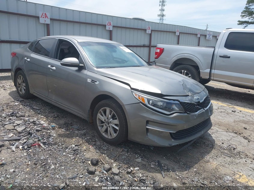 2016 Kia Optima VIN 5XXGT4L35GG109520 IAAI salvage auction — FRONT END, Salvage (Georgia), sold $1,450 on 2026-07-15 (photo 1)