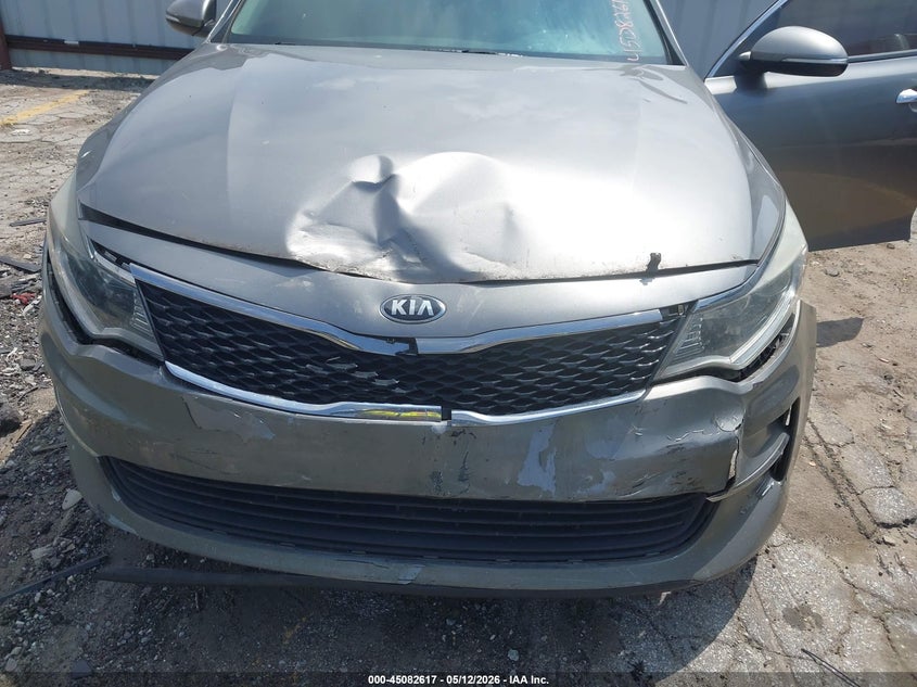 2016 Kia Optima VIN 5XXGT4L35GG109520 IAAI salvage auction — FRONT END, Salvage (Georgia), sold $1,450 on 2026-07-15 (photo 6)
