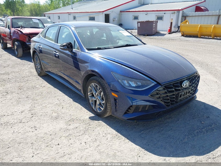 2020 Hyundai Sonata VIN 5NPEF4JAXLH015616 IAAI salvage auction — HAIL, Salvage (Iowa), sold $6,050 on 2026-07-06 (photo 1)