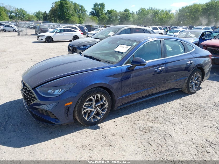 2020 Hyundai Sonata VIN 5NPEF4JAXLH015616 IAAI salvage auction — HAIL, Salvage (Iowa), sold $6,050 on 2026-07-06 (photo 2)