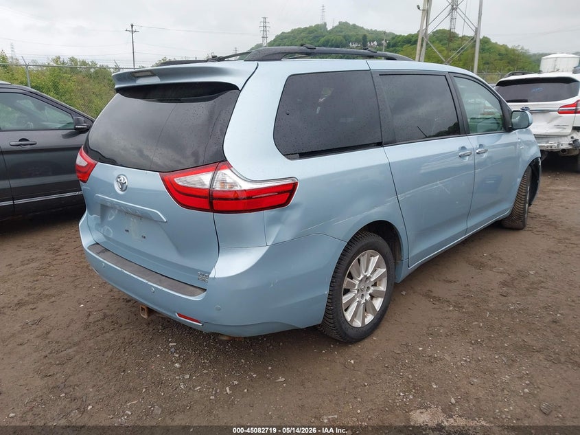 2016 Toyota Sienna VIN 5TDDK3DC4GS136382 IAAI salvage auction — RIGHT FRONT, Salvage (Pennsylvania), sold $25 on 2026-07-21 (photo 4)