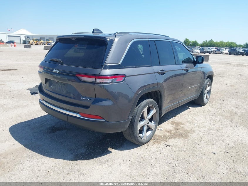 2022 Jeep Grand cherokee VIN 1C4RJGBGXN8596640 IAAI salvage auction — FRONT END, Original (Texas), sold $8,875 on 2026-07-29 (photo 4)