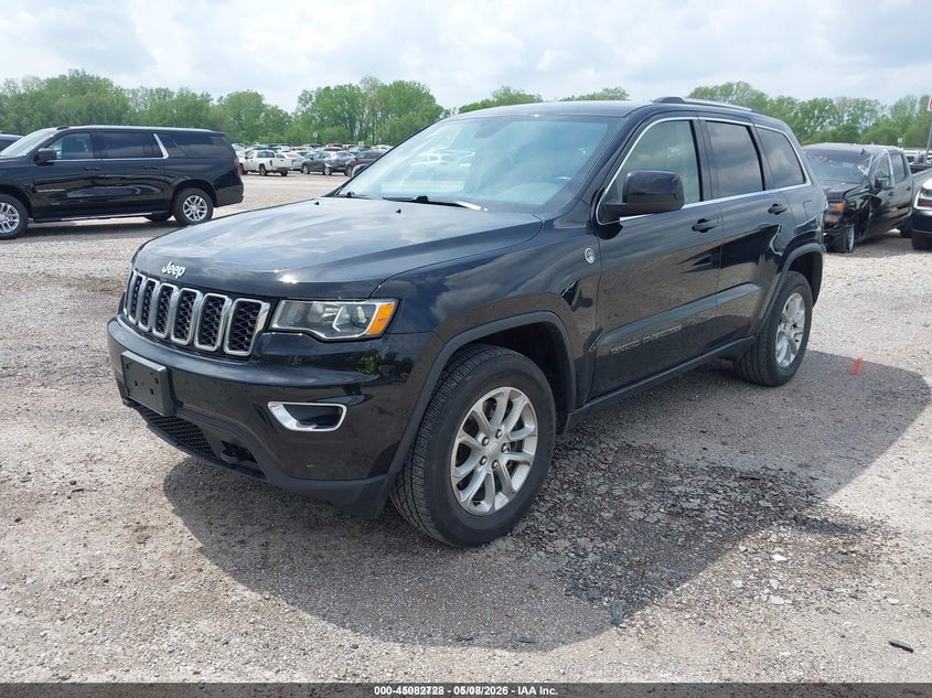 2021 Jeep Grand cherokee VIN 1C4RJFAG6MC689775 IAAI salvage auction — FRONT & REAR, SF97 (Kansas), sold $15,300 on 2026-07-09 (photo 2)