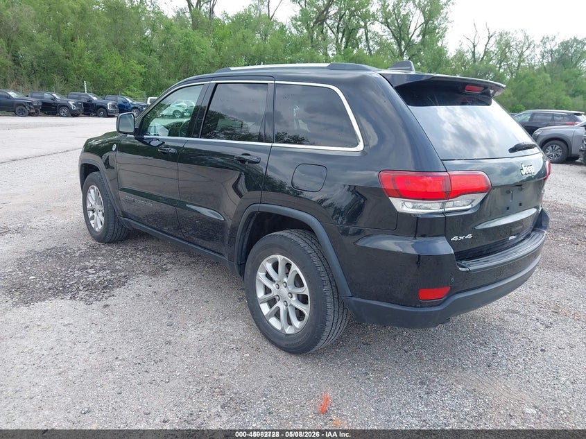 2021 Jeep Grand cherokee VIN 1C4RJFAG6MC689775 IAAI salvage auction — FRONT & REAR, SF97 (Kansas), sold $15,300 on 2026-07-09 (photo 3)