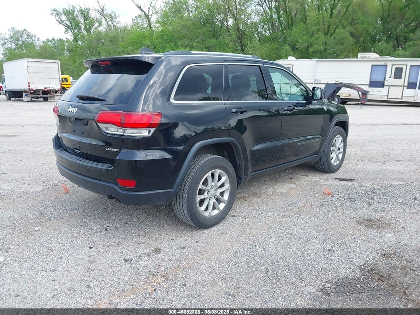 2021 Jeep Grand cherokee VIN 1C4RJFAG6MC689775 IAAI salvage auction — FRONT & REAR, SF97 (Kansas), sold $15,300 on 2026-07-09 (photo 4)