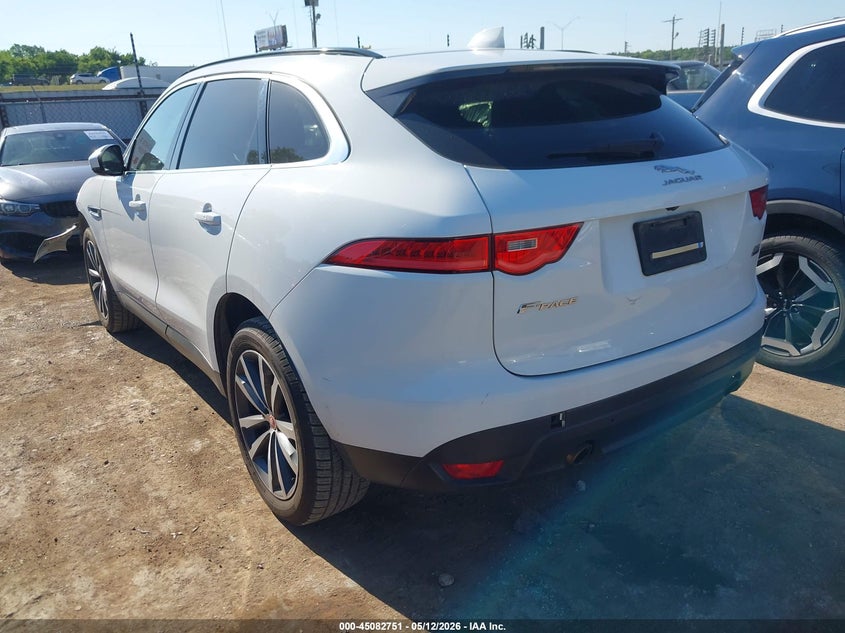 2019 Jaguar F-pace VIN SADCK2FX9KA361221 IAAI salvage auction — FRONT END, Clear (Oklahoma), sold $4,900 on 2026-07-08 (photo 3)