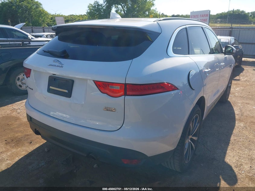 2019 Jaguar F-pace VIN SADCK2FX9KA361221 IAAI salvage auction — FRONT END, Clear (Oklahoma), sold $4,900 on 2026-07-08 (photo 4)