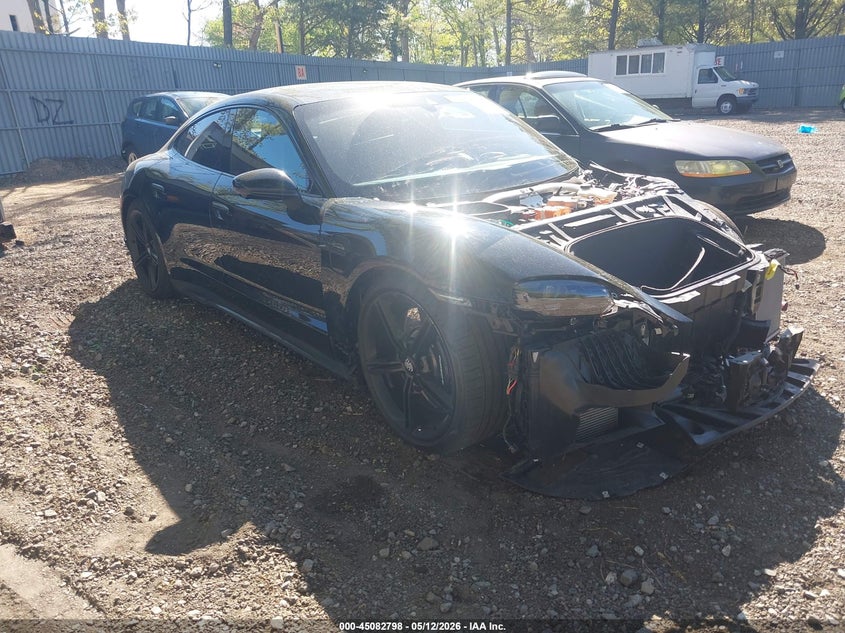 2022 Porsche Taycan VIN WP0AD2Y12NSA59650 IAAI salvage auction — FRONT & REAR, Salvage (New Jersey), sold $26,950 on 2026-07-20 (photo 1)