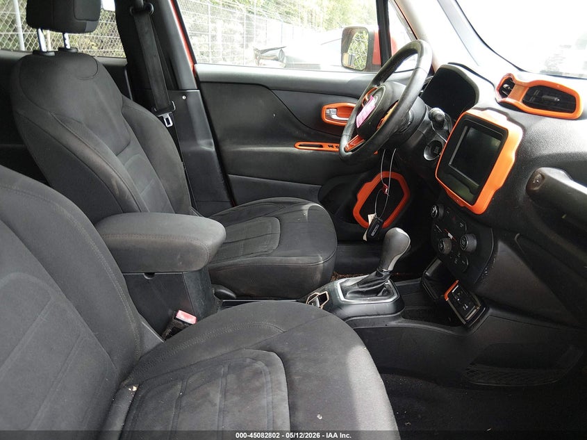 2018 Jeep Renegade VIN ZACCJABB7JPJ06954 IAAI salvage auction — FRONT END, Clear (South Carolina), sold $1,500 on 2026-07-07 (photo 5)