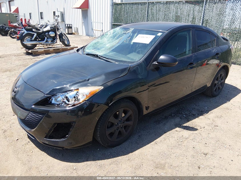 2010 Mazda 3 VIN JM1BL1SFXA1160843 IAAI salvage auction — LEFT FRONT, Salvage (Kansas), sold $500 on 2026-07-24 (photo 2)