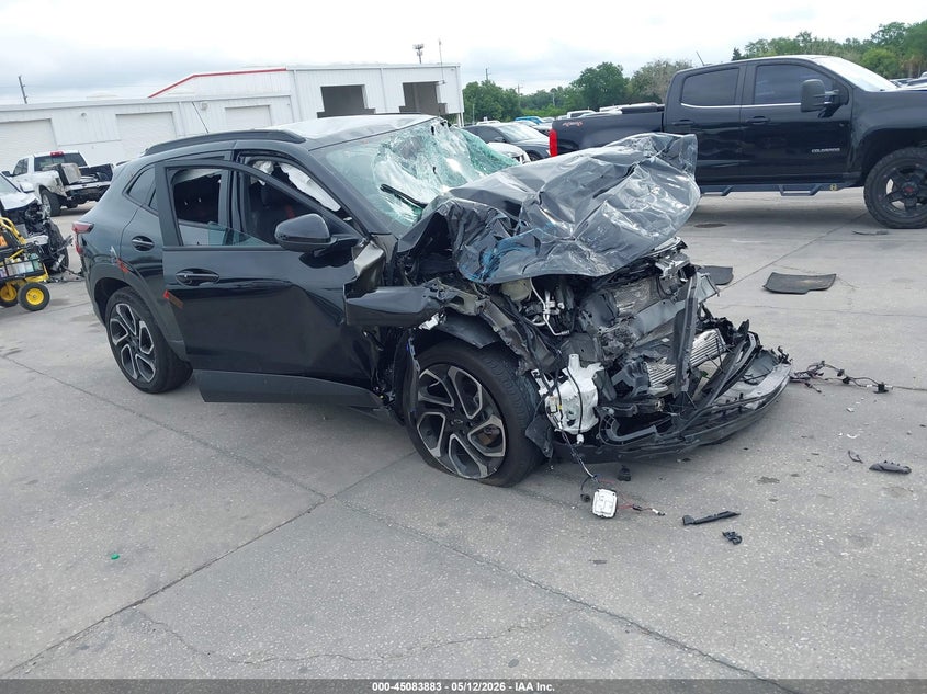 2025 Chevrolet Trax VIN KL77LJEP8SC254619 IAAI salvage auction — FRONT END, Certificate Of Destruction (Florida), sold $25 on 2026-07-22 (photo 1)