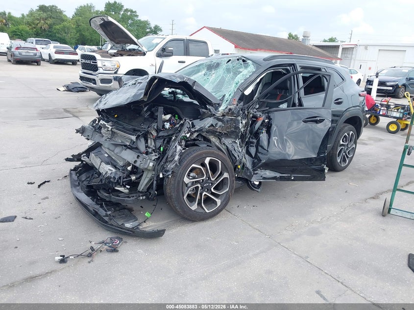 2025 Chevrolet Trax VIN KL77LJEP8SC254619 IAAI salvage auction — FRONT END, Certificate Of Destruction (Florida), sold $25 on 2026-07-22 (photo 2)