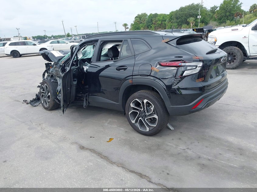 2025 Chevrolet Trax VIN KL77LJEP8SC254619 IAAI salvage auction — FRONT END, Certificate Of Destruction (Florida), sold $25 on 2026-07-22 (photo 3)