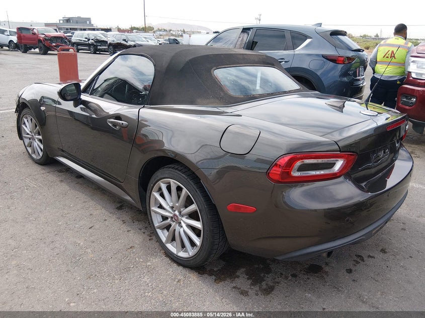 2017 Fiat 124 spider VIN JC1NFAEK9H0128136 IAAI salvage auction — RIGHT FRONT, Salvage (Texas), sold $4,025 on 2026-07-15 (photo 3)