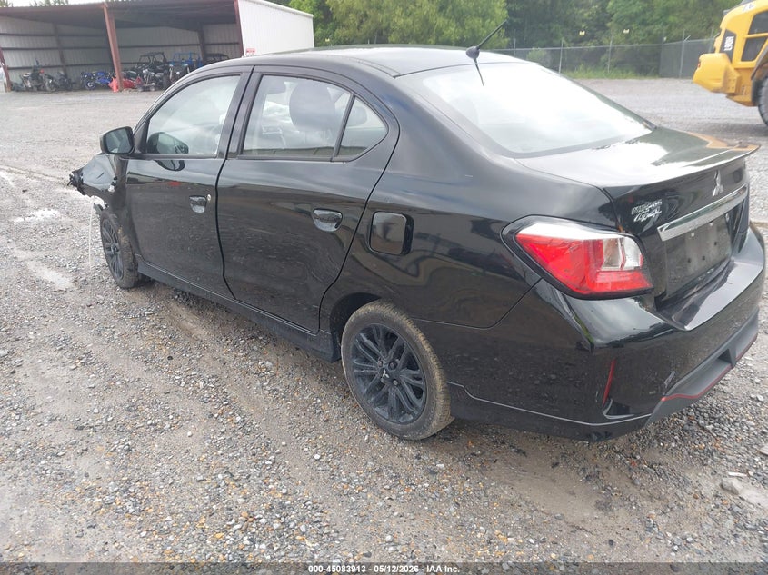 2024 Mitsubishi Mirage VIN ML32FUFJ0RHF14627 IAAI salvage auction — FRONT END, Salvage (Texas), sold $250 on 2026-07-10 (photo 3)