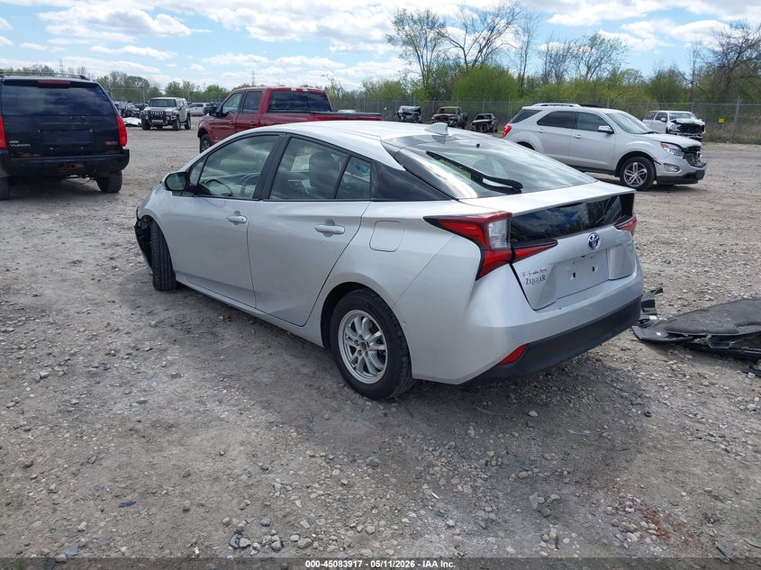 2021 Toyota Prius VIN JTDKAMFU6M3141425 IAAI salvage auction — FRONT END, Salvage (Wisconsin), sold $5,000 on 2026-07-16 (photo 3)