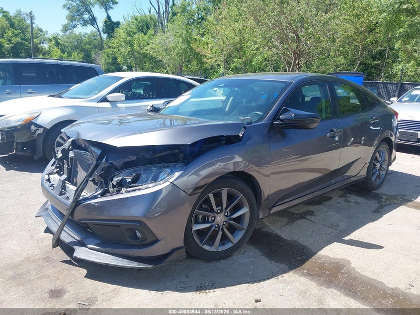 2019 Honda Civic VIN JHMFC1F31KX001613 IAAI salvage auction — FRONT END, Salvage Title, sold $5,275 on 2026-07-15 (photo 2)