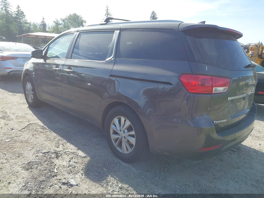 2017 Kia SEDONA VIN KNDMB5C16H6270338 IAAI salvage auction — NORMAL WEAR, Clear-Dealer Only (Montana), sold $925 on 2026-07-08 (photo 3)