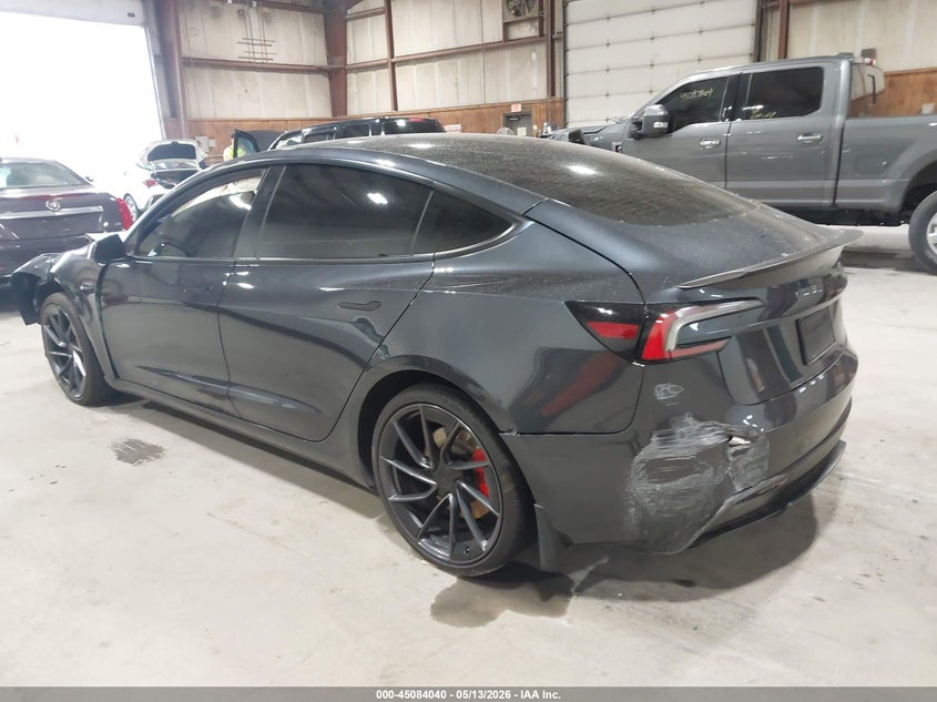 2025 Tesla Model 3 VIN 5YJ3E1ET3SF971988 IAAI salvage auction — FRONT END, Mv-907A (New York), sold $14,350 on 2026-07-23 (photo 3)