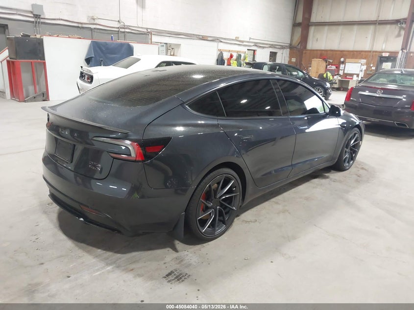 2025 Tesla Model 3 VIN 5YJ3E1ET3SF971988 IAAI salvage auction — FRONT END, Mv-907A (New York), sold $14,350 on 2026-07-23 (photo 4)