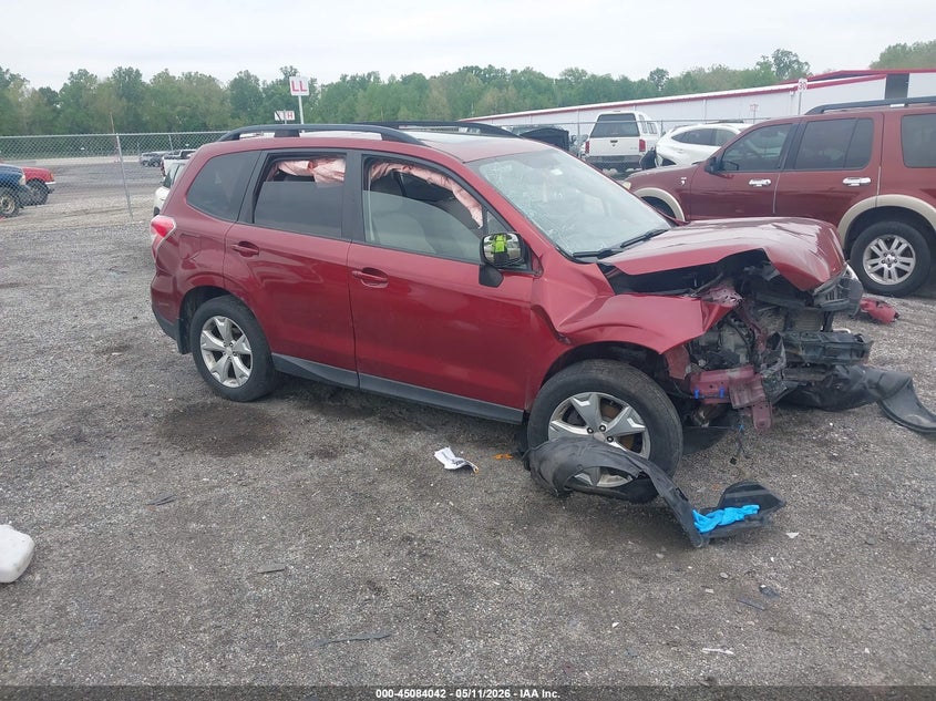 2014 Subaru Forester VIN JF2SJAEC8EH483228 IAAI salvage auction — FRONT END, Salvage - Greater Than 75% (Maryland), sold $425 on 2026-07-13 (photo 1)