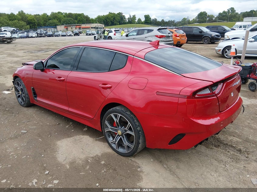 2020 Kia Stinger VIN KNAE35LC6L6077874 IAAI salvage auction — FRONT END, Salvage (Tennessee), sold $2,150 on 2026-07-29 (photo 3)