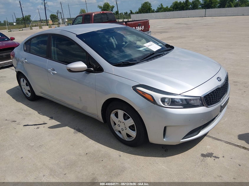 2017 Kia Forte VIN 3KPFK4A76HE046734 IAAI salvage auction — REAR END, Original (Texas), sold $1,500 on 2026-08-01 (photo 1)