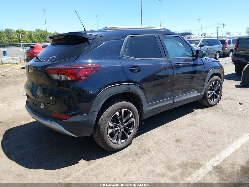 2021 Chevrolet Trailblazer VIN KL79MRSLXMB087856 IAAI salvage auction — FRONT & REAR, Salvage (New Jersey), sold $1,950 on 2026-07-06 (photo 4)