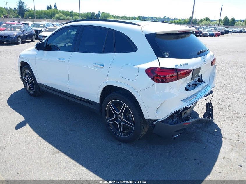 2025 Mercedes-benz Gla-klasse VIN W1N4N4HB5SJ624091 IAAI salvage auction — REAR END, Salvage (Oregon), sold $14,600 on 2026-08-13 (photo 3)
