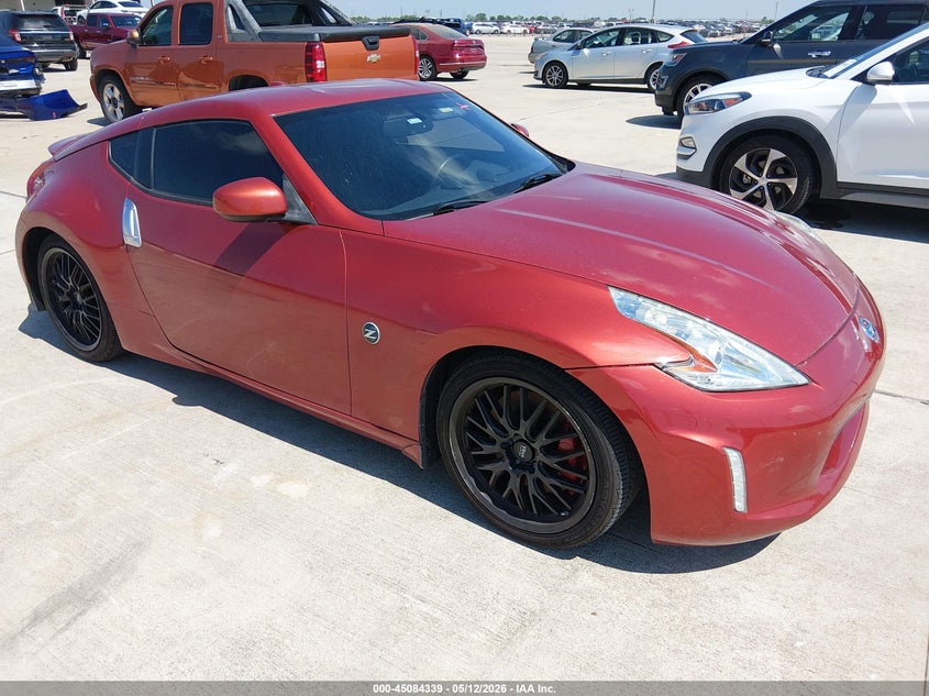2015 Nissan 370z VIN JN1AZ4EH4FM443952 IAAI salvage auction — WATER/FLOOD, Salvage (Texas), sold $5,175 on 2026-07-10 (photo 1)