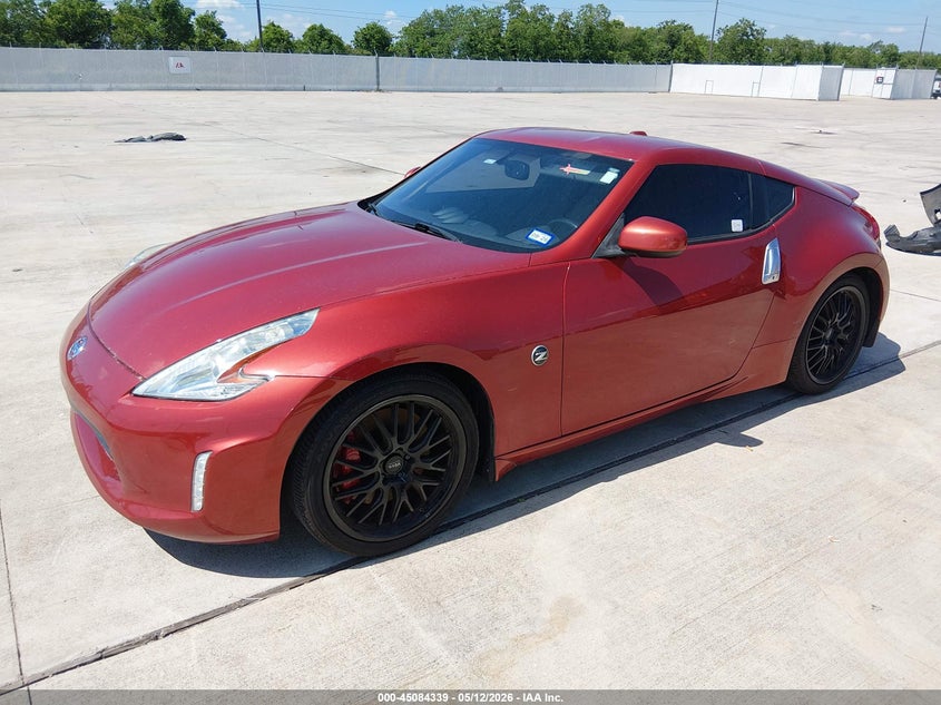 2015 Nissan 370z VIN JN1AZ4EH4FM443952 IAAI salvage auction — WATER/FLOOD, Salvage (Texas), sold $5,175 on 2026-07-10 (photo 2)