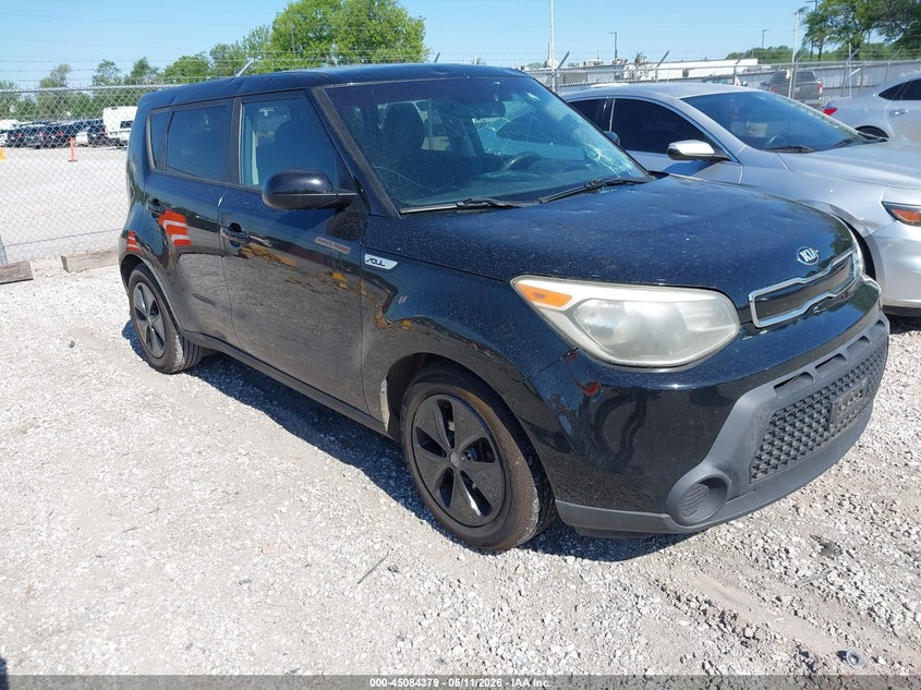 2016 Kia Soul VIN KNDJN2A24G7271811 IAAI salvage auction — HAIL, Clear (Missouri), sold $650 on 2026-07-13 (photo 1)