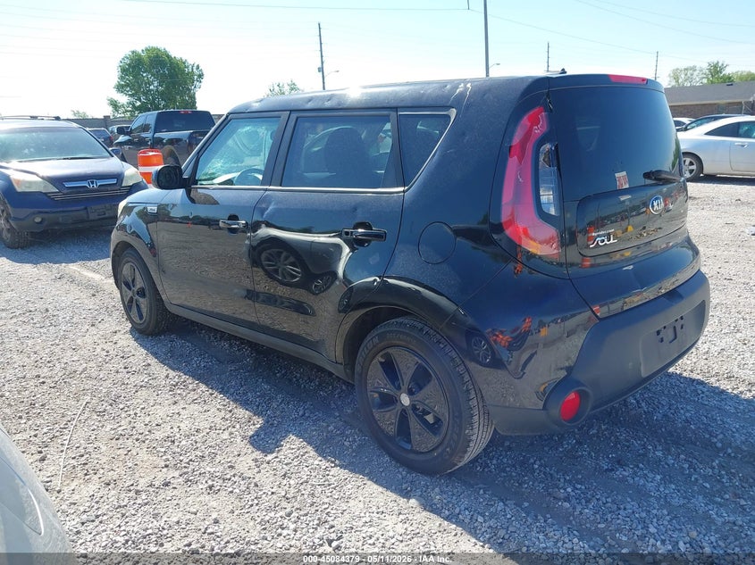 2016 Kia Soul VIN KNDJN2A24G7271811 IAAI salvage auction — HAIL, Clear (Missouri), sold $650 on 2026-07-13 (photo 3)