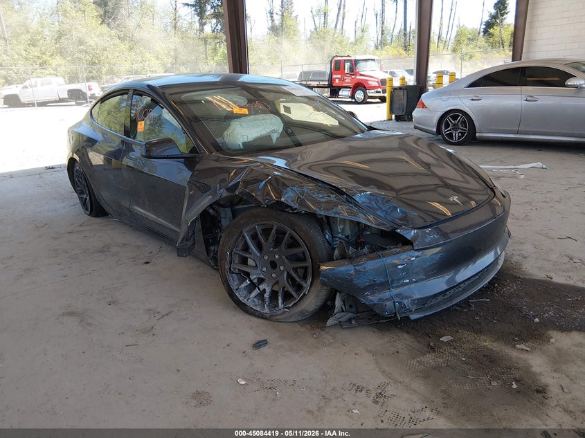 2025 Tesla Model 3 VIN 5YJ3E1EA1SF042011 IAAI salvage auction — BIO HAZARD, Bill Of Sale (Washington), sold $5,850 on 2026-07-30 (photo 1)