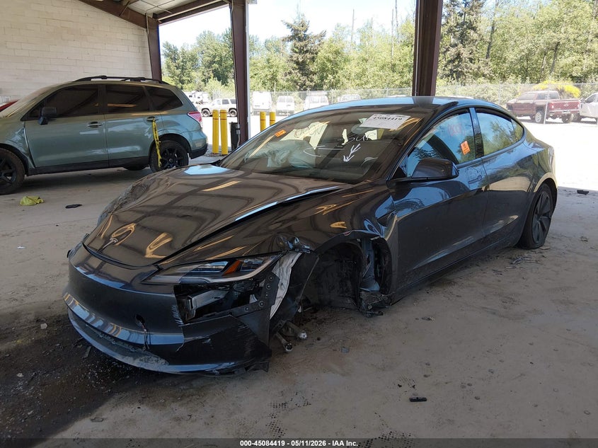 2025 Tesla Model 3 VIN 5YJ3E1EA1SF042011 IAAI salvage auction — BIO HAZARD, Bill Of Sale (Washington), sold $5,850 on 2026-07-30 (photo 2)