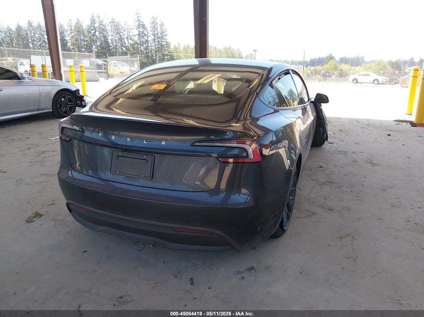 2025 Tesla Model 3 VIN 5YJ3E1EA1SF042011 IAAI salvage auction — BIO HAZARD, Bill Of Sale (Washington), sold $5,850 on 2026-07-30 (photo 4)