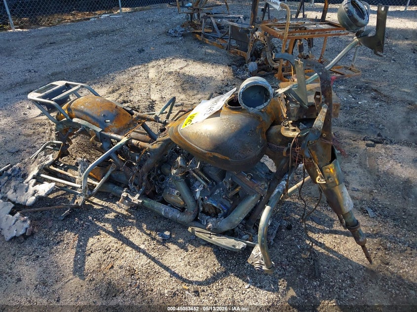 2013 Harley-davidson Electra glide VIN 1HD1FCM19DB624671 IAAI salvage auction — TOTAL BURN, Salvage Non-Reb (South Carolina), sold $25 on 2026-07-08 (photo 1)