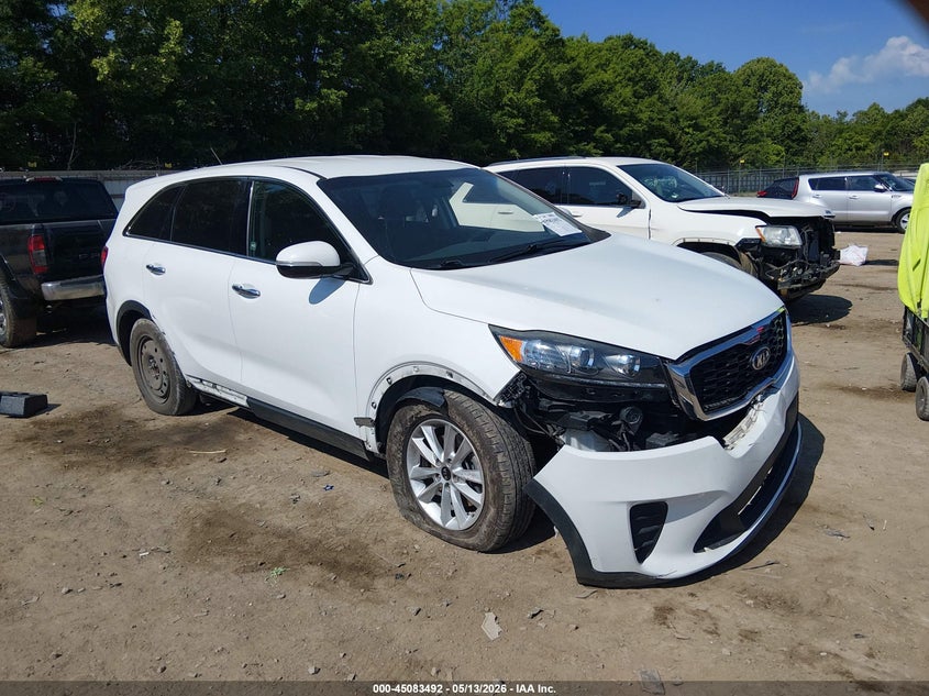 2020 Kia Sorento VIN 5XYPG4A5XLG620817 IAAI salvage auction — FRONT END, Clear (Tennessee), sold $2,750 on 2026-07-22 (photo 1)