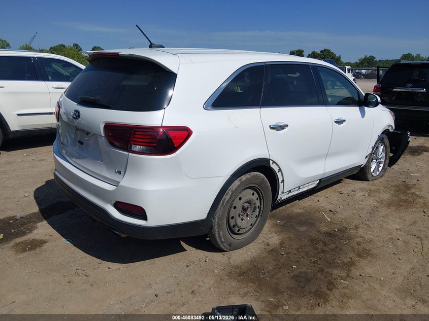 2020 Kia Sorento VIN 5XYPG4A5XLG620817 IAAI salvage auction — FRONT END, Clear (Tennessee), sold $2,750 on 2026-07-22 (photo 4)