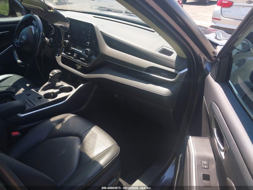 2021 Toyota Highlander VIN 5TDGZRAH2MS050320 IAAI salvage auction — RIGHT FRONT, Rebuildable (Florida), sold $13,650 on 2026-07-21 (photo 5)
