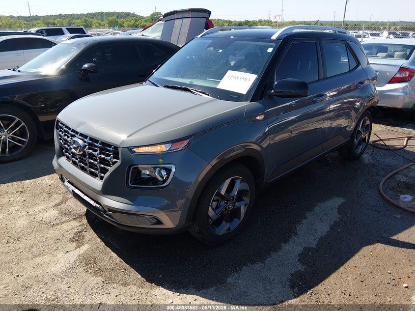 2023 Hyundai Venue VIN KMHRC8A35PU213790 IAAI salvage auction — REAR END, Clear (Oklahoma), sold $6,500 on 2026-07-21 (photo 2)