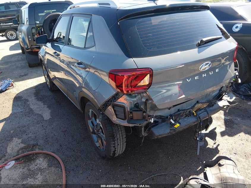 2023 Hyundai Venue VIN KMHRC8A35PU213790 IAAI salvage auction — REAR END, Clear (Oklahoma), sold $6,500 on 2026-07-21 (photo 3)
