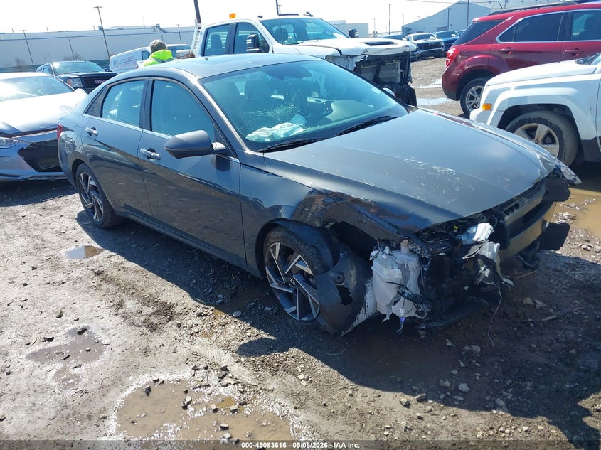 2024 Hyundai Elantra VIN KMHLP4DG8RU841394 IAAI salvage auction — FRONT END, Mv-907A (New York), sold $5,375 on 2026-07-08 (photo 1)
