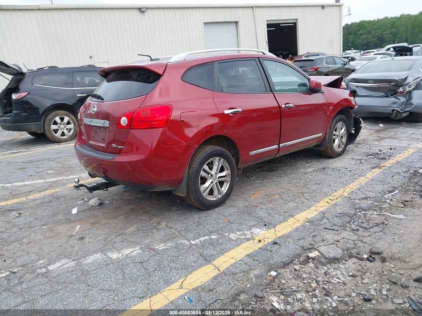 2013 Nissan Rogue VIN JN8AS5MV4DW621931 IAAI salvage auction — FRONT END, Salvage (Georgia), sold $400 on 2026-07-29 (photo 4)
