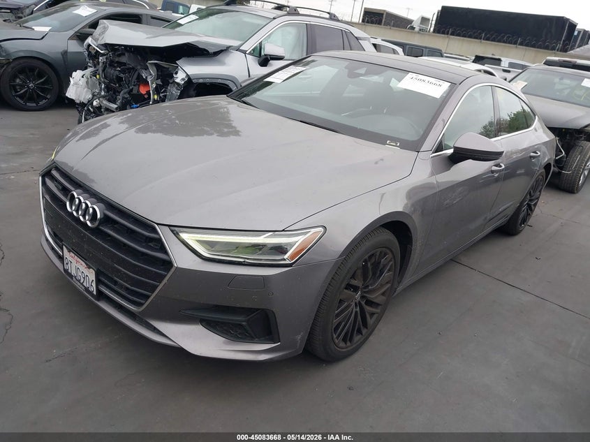 2020 Audi A7 VIN WAUP2AF29LN008092 IAAI salvage auction — REAR END, Salvage Title, sold $12,600 on 2026-07-11 (photo 2)