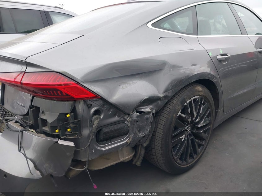 2020 Audi A7 VIN WAUP2AF29LN008092 IAAI salvage auction — REAR END, Salvage Title, sold $12,600 on 2026-07-11 (photo 6)